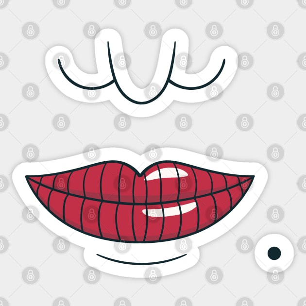 Yokonda Bee Stung Lips Sticker by PabloooDuarte